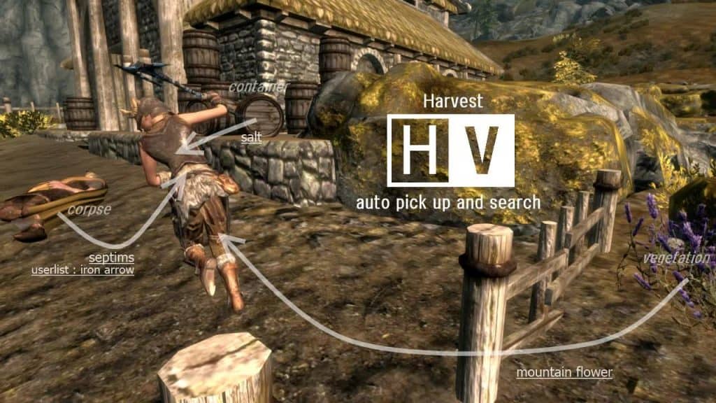 Auto Harvest 2 Loot Container and Deadbodies Skyrim Mod Download