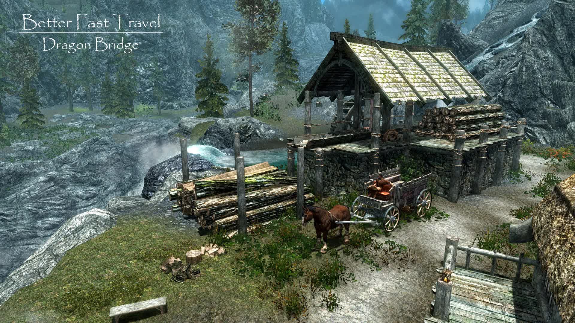 skyrim fast travel carriage