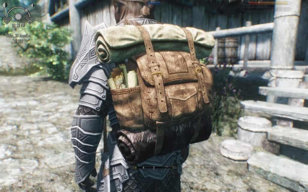 Big Leather Backpack Skyrim Mod Download